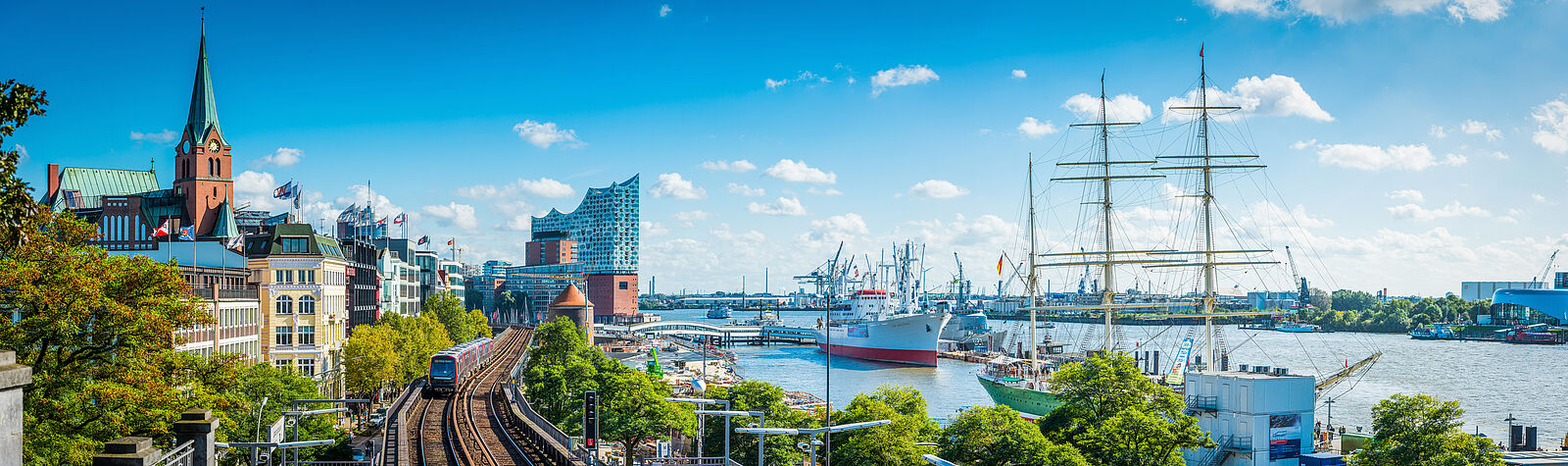Skyline of Hamburg